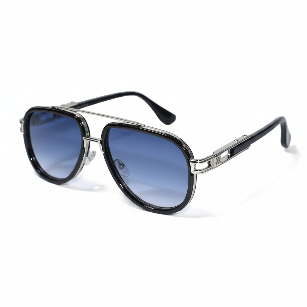 Designer Avaitor Sunglasses For Men LKS3552-BLU