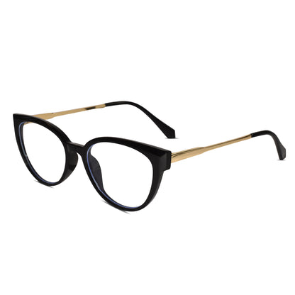 Cateye black eyeglasses for women