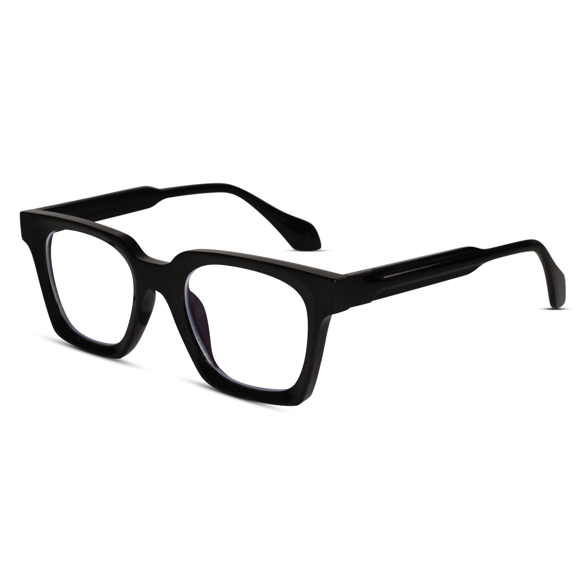 Square Bold Eyeglasses for Men & Women LKS5168-BLK