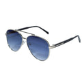 Luxury Metal Aviator Sunglasses for Men LKS3598-BLU