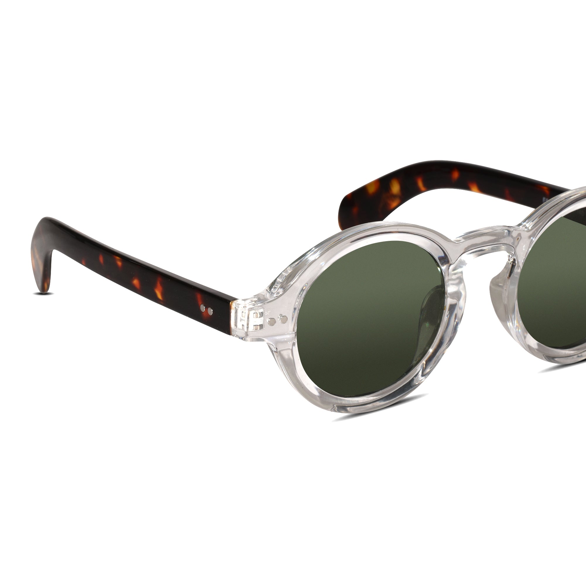 Bold Round Transparent sunglasses For Men and Women