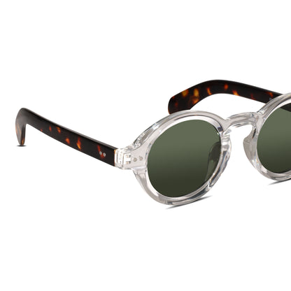 Bold Round Transparent sunglasses For Men and Women