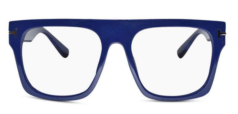 Blue wayfarer over size for men