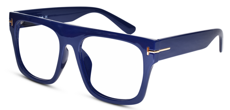 Blue wayfarer over size for men