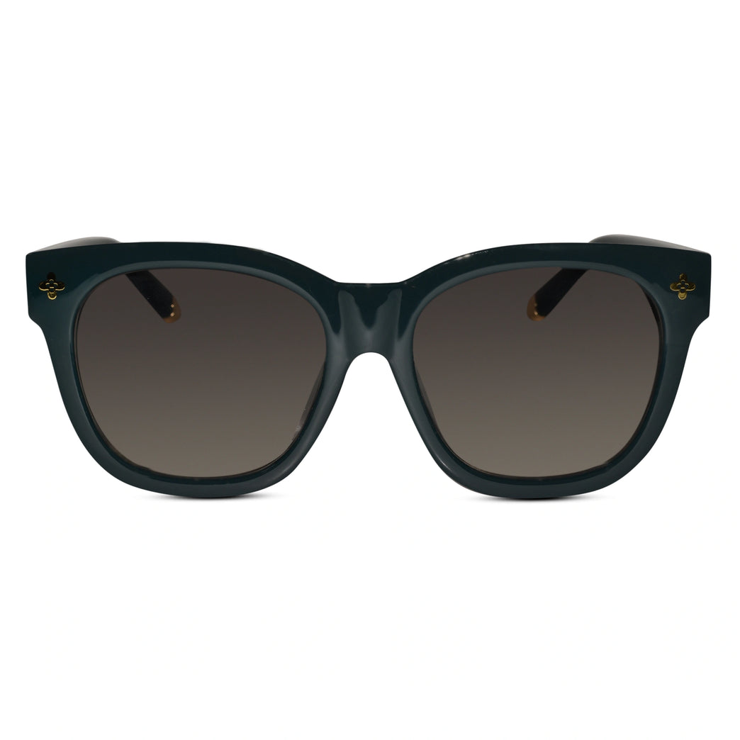 Designer oversize black sunglasses for women