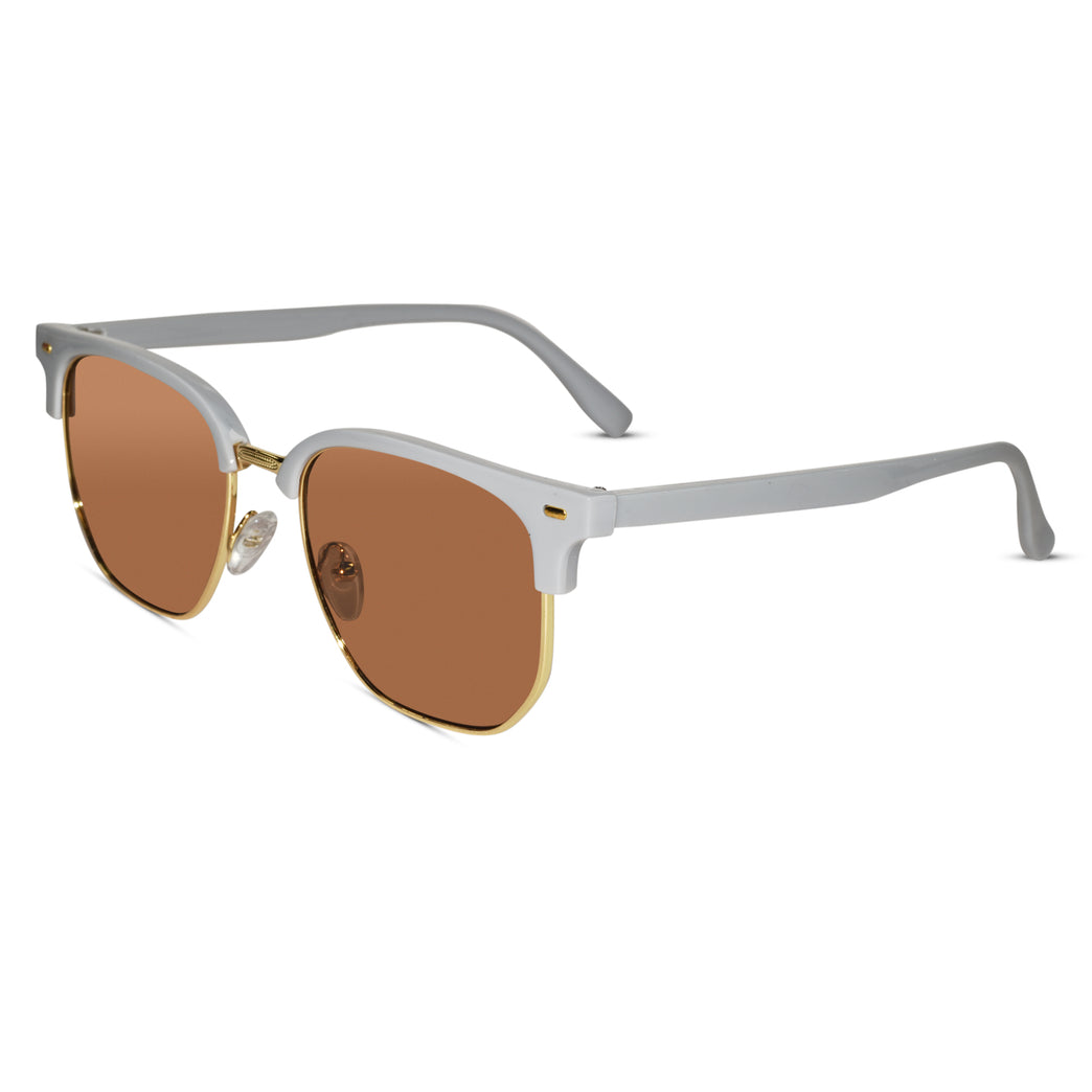 white Rectangular Sunglasses for  men & women