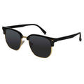Black Golden  Clubmaster Sunglasses For Women & Men