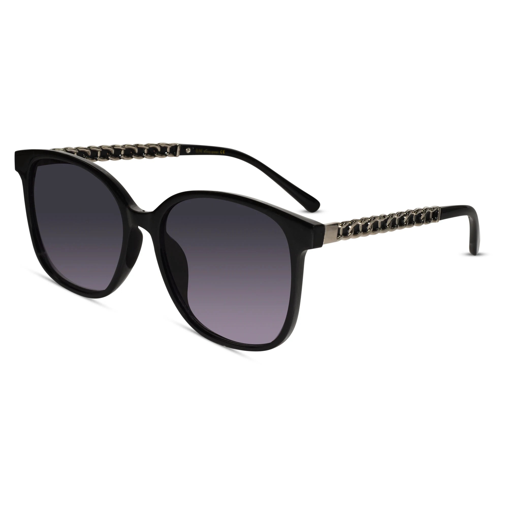 Black Designer Sunglasses For Women ELS2250-BLK