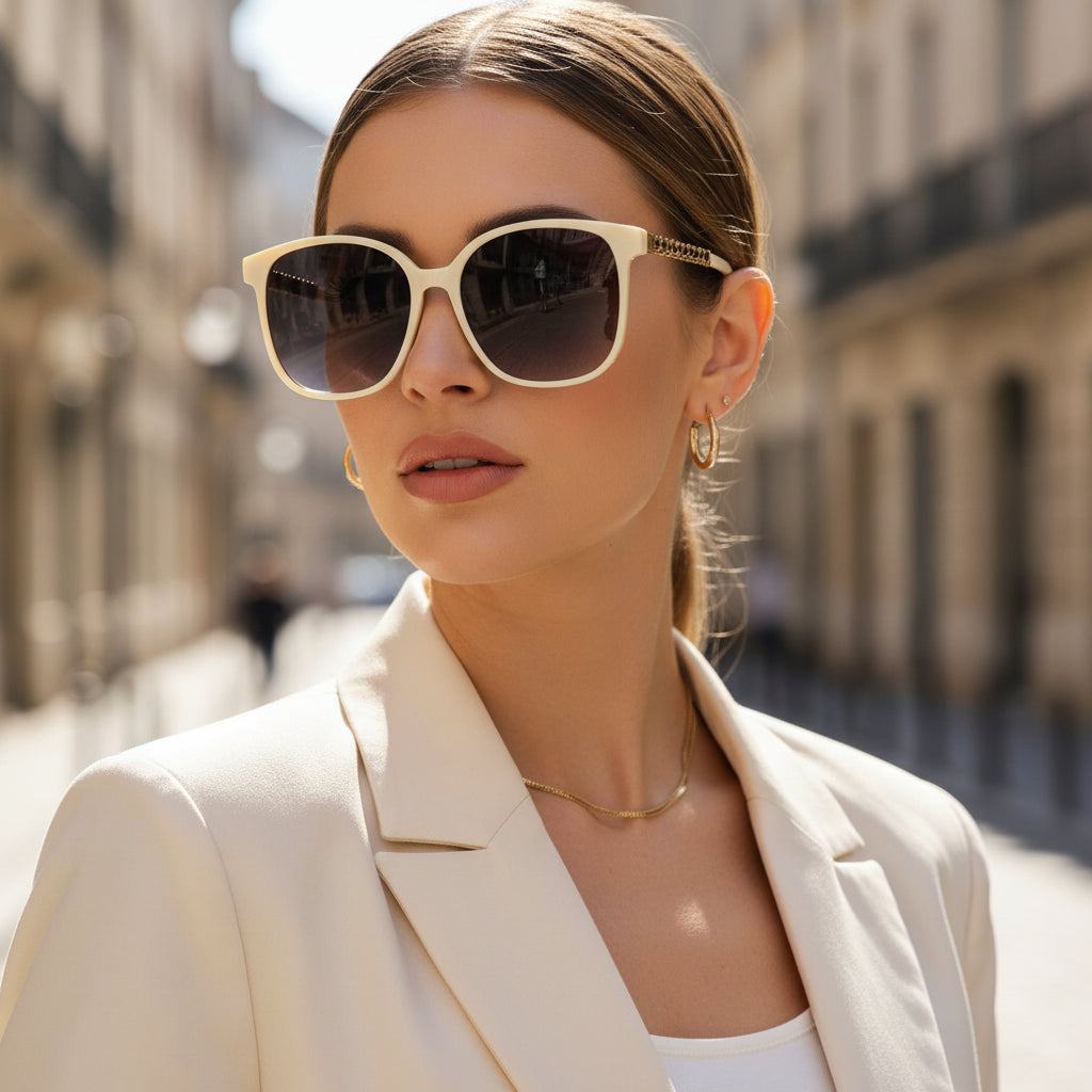 Whit Designer Sunglasses For Women ELS2250-WHT