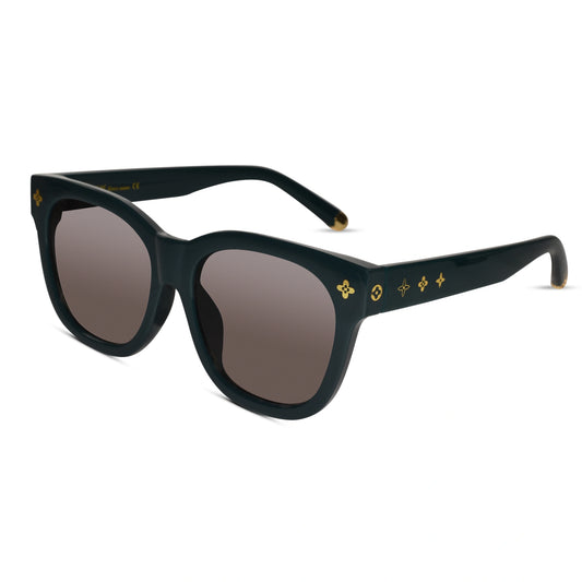 Designer oversize black sunglasses for women