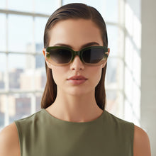 RoyalGaze | Cateye Green Sunglasses For Women