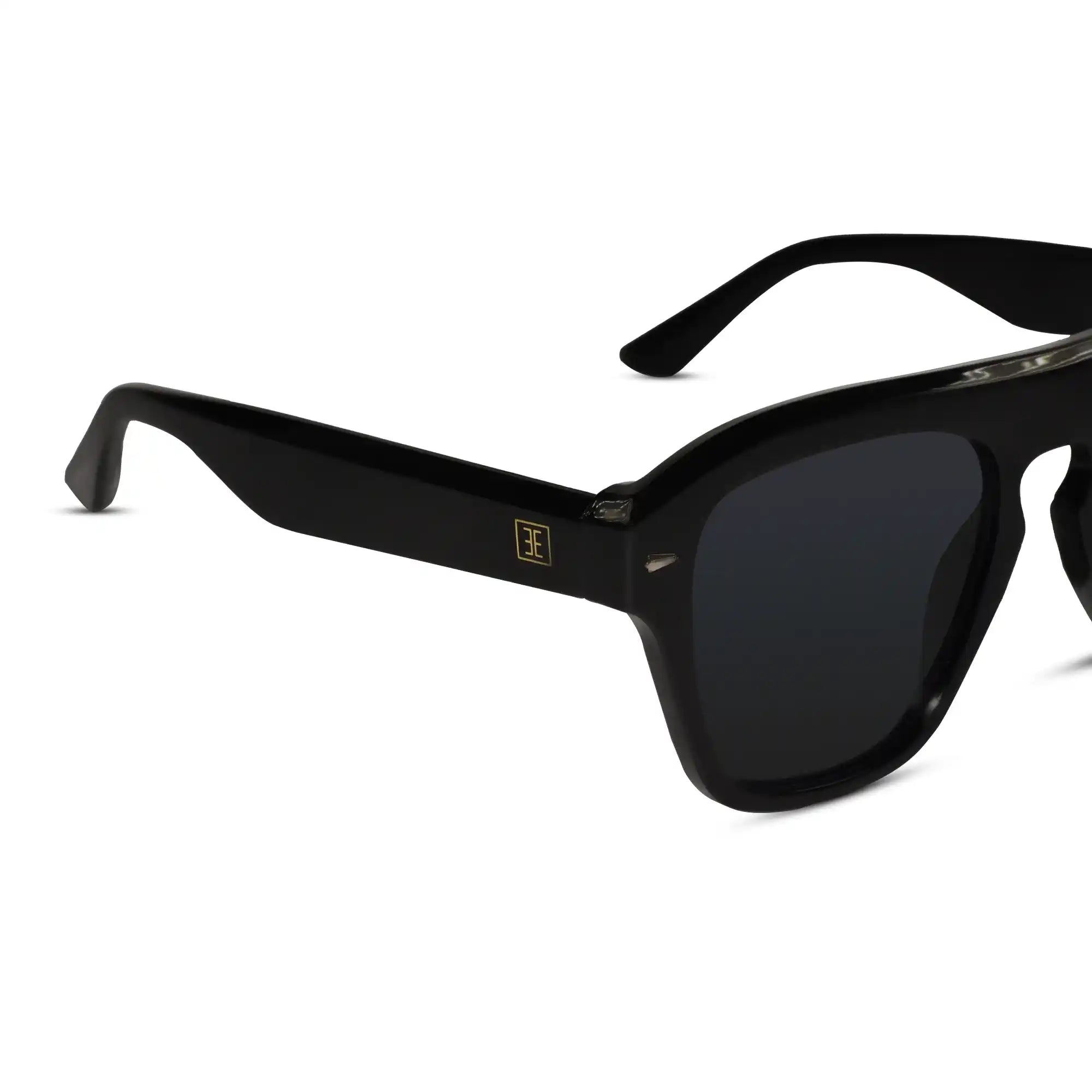 Black Rectangular Sunglasses For Men & Women