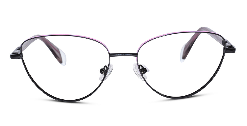 pink cateye eyeglasses for women