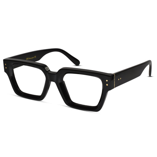 Designer Black Bold Wayfarer Eyeglasses