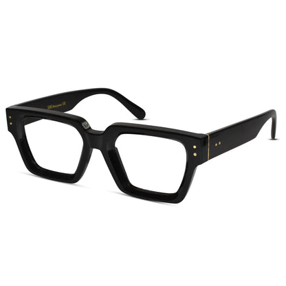 Designer White Bold Wayfarer Eyeglasses