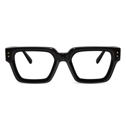 Designer Black Bold Wayfarer Eyeglasses