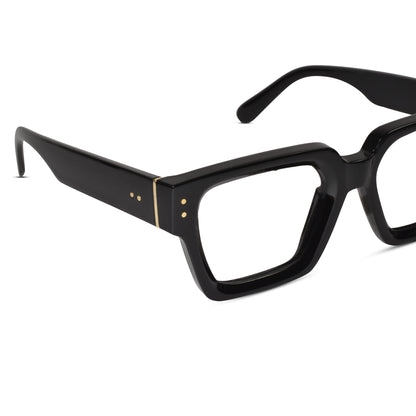 Designer Black Bold Wayfarer Eyeglasses