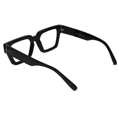 Designer White Bold Wayfarer Eyeglasses