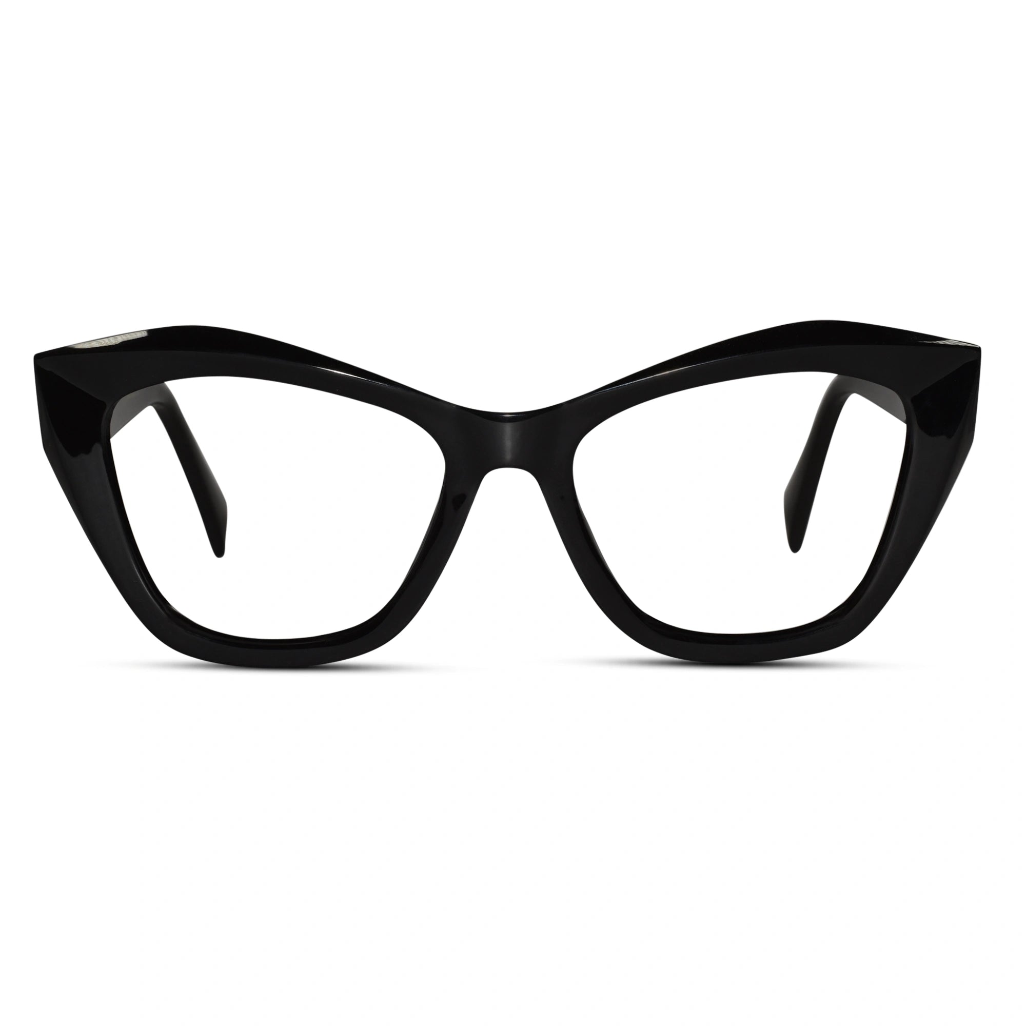 Designer Black Cateye Eyeglasses For Women ELE2583-BLK