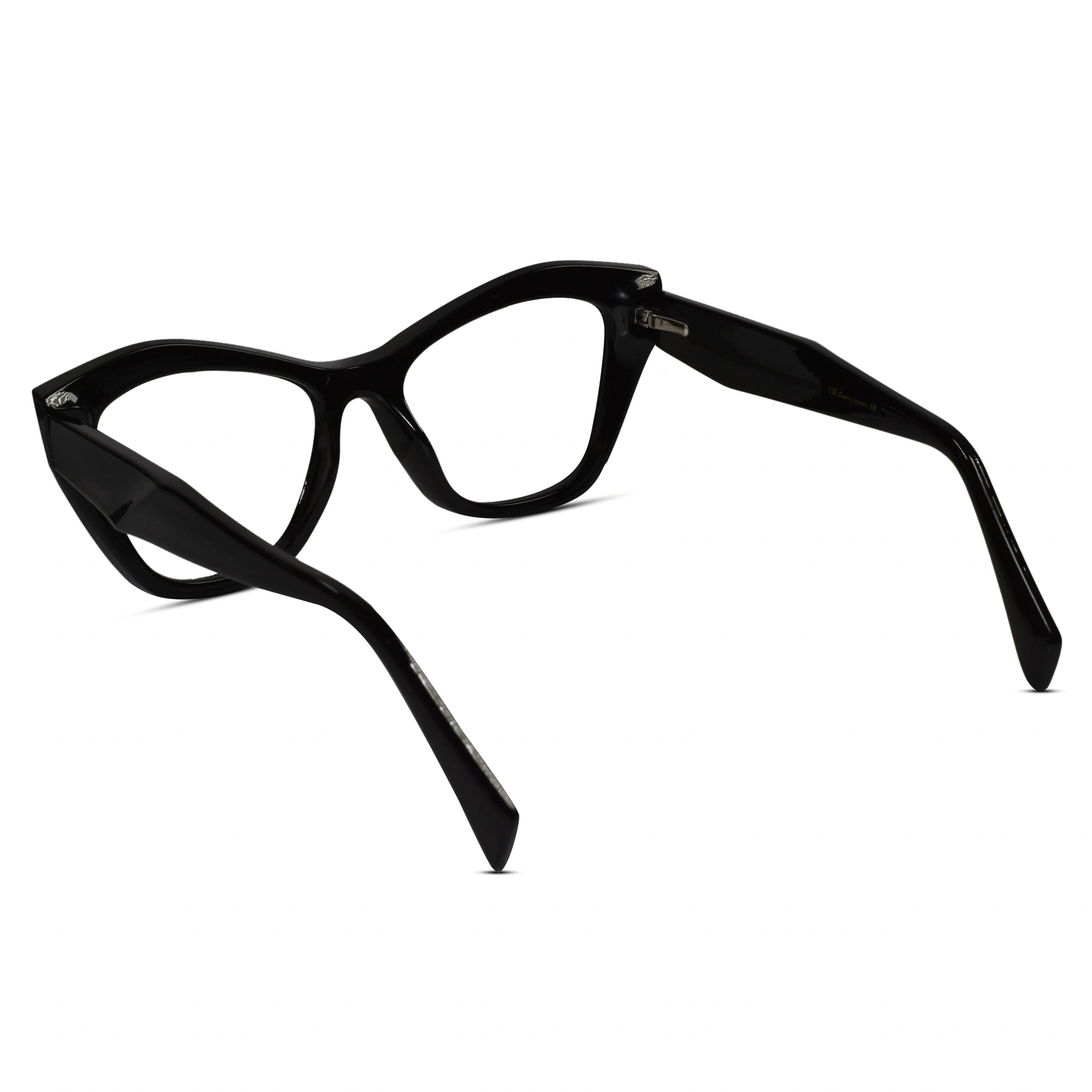 Designer Black Cateye Eyeglasses For Women ELE2583-BLK