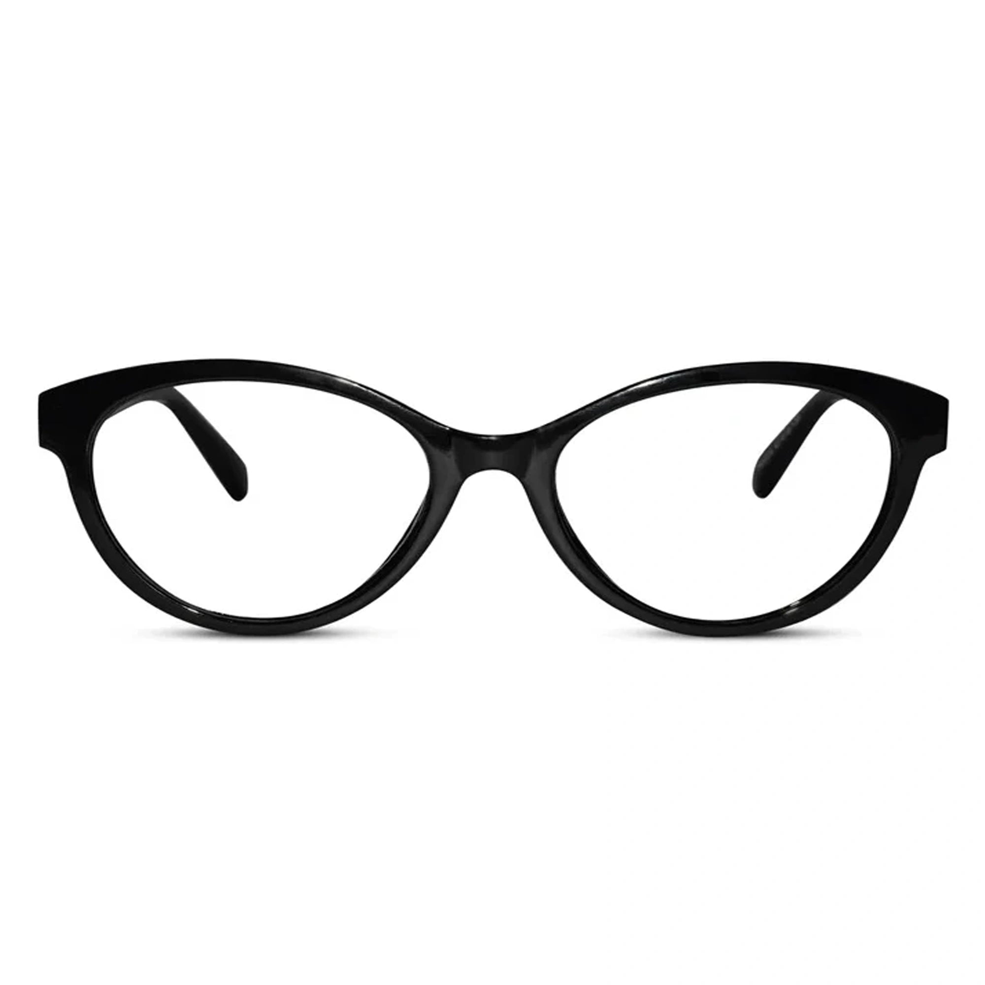 Designer Black Cateye Eyeglasses For Women ELE9035-BLK