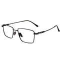 Designer Black Rectangular Eyeglasses For Men ELE8802-BLK