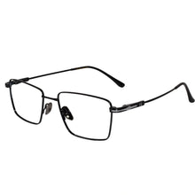 Designer Black Rectangular Eyeglasses For Men