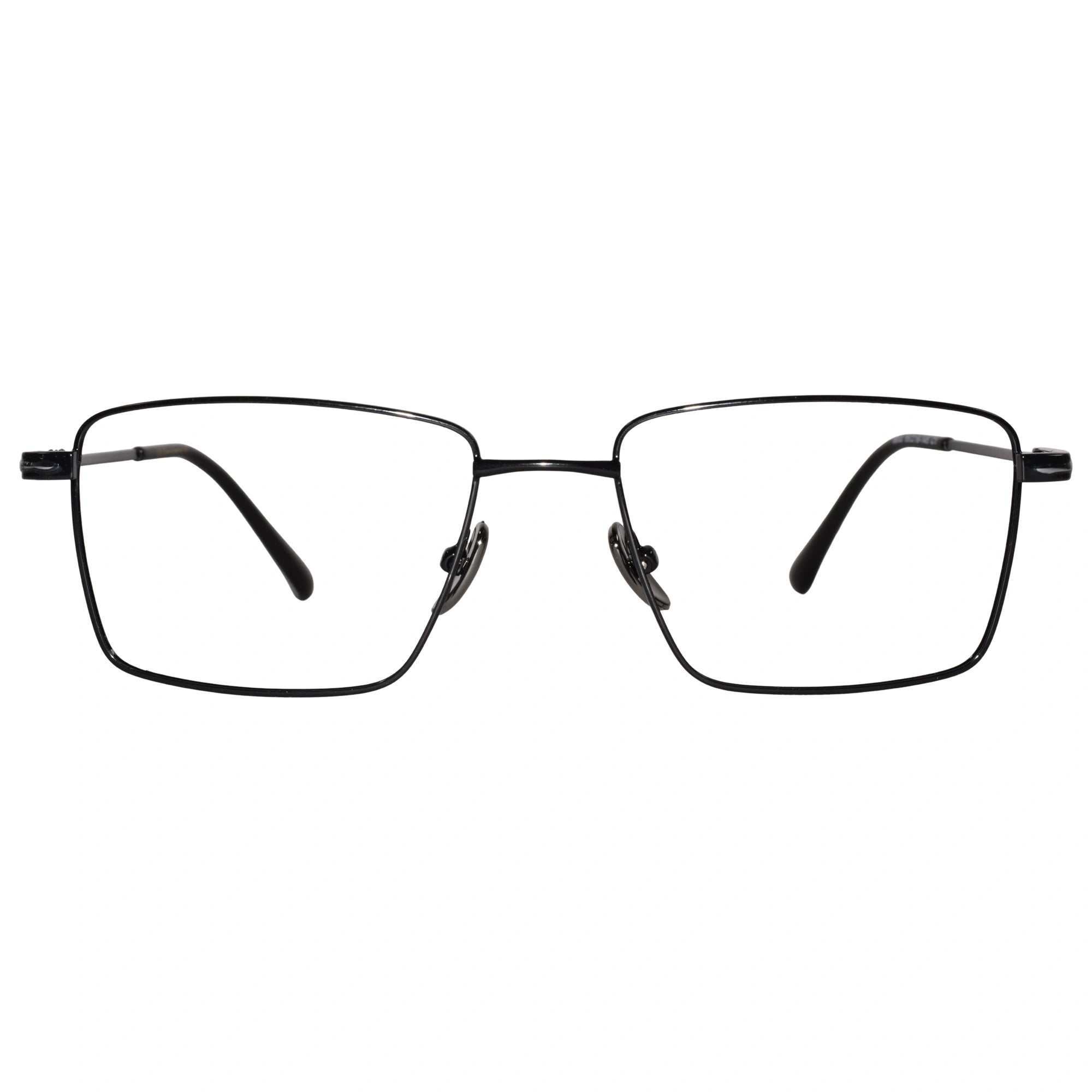 Designer Black Rectangular Eyeglasses For Men ELE8802-BLK