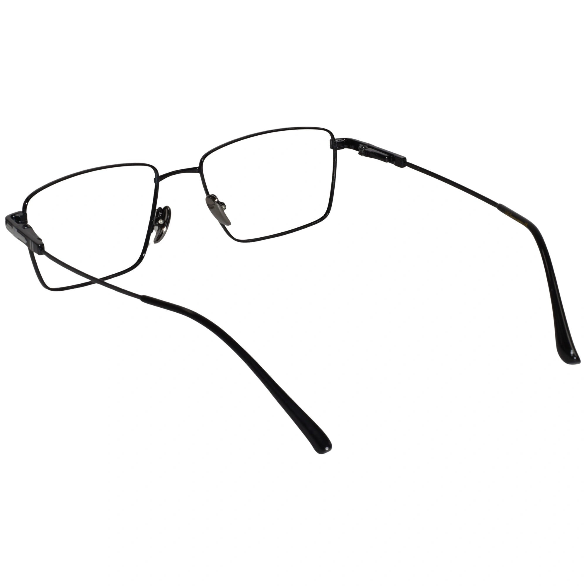 Designer Black Rectangular Eyeglasses For Men ELE8802-BLK