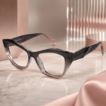 Designer Dual Tone Cateye Eyeglasses For Women