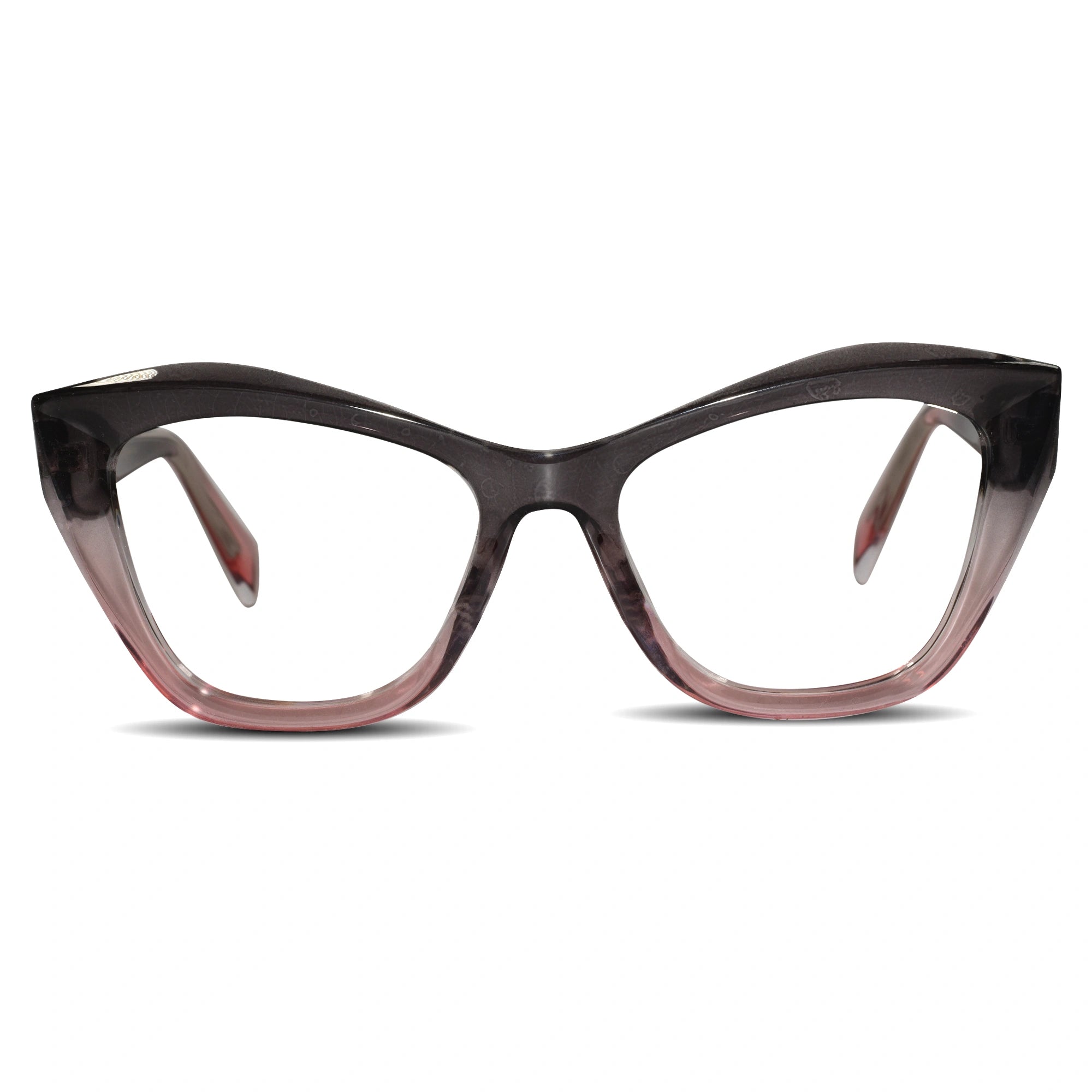 Designer Dual Tone Cateye Eyeglasses For Women ELE2583-PNK