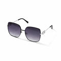 Designer Oversize Black Square Sunglasses For Women 100% UV protected impact scratch resistant fashionable shades