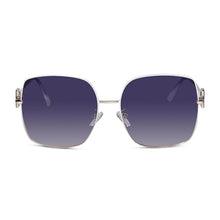 Designer  Oversize White Square Sunglasses