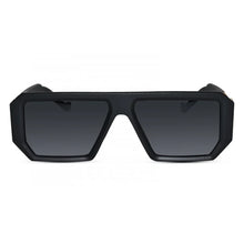 Designer Retro Matt  Black Sunglasses For Men