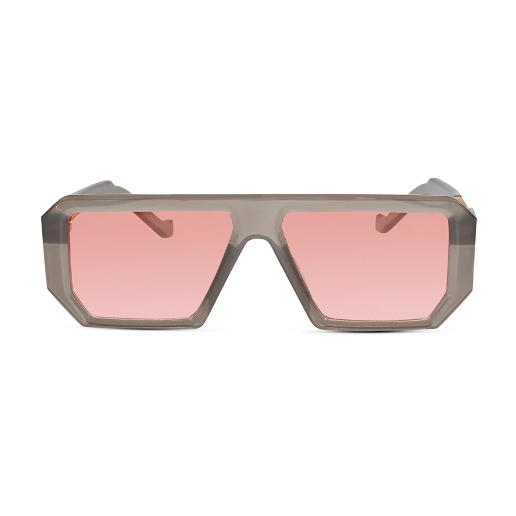 Designer Tint Retro Grey Sunglasses For Men LKS8725-GRY