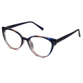Dual Tone Cateye Eyeglasses For Women ELE7203-BLU