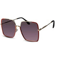 Dual Tone Oversize Red Sunglasses For Women LKS1758-RED