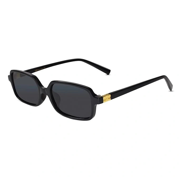 ELINE Retro Rectangle Sunglasses for Men & Women