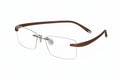 Flexible Matt Blue Screwless Rimless LKE9628-BRWN