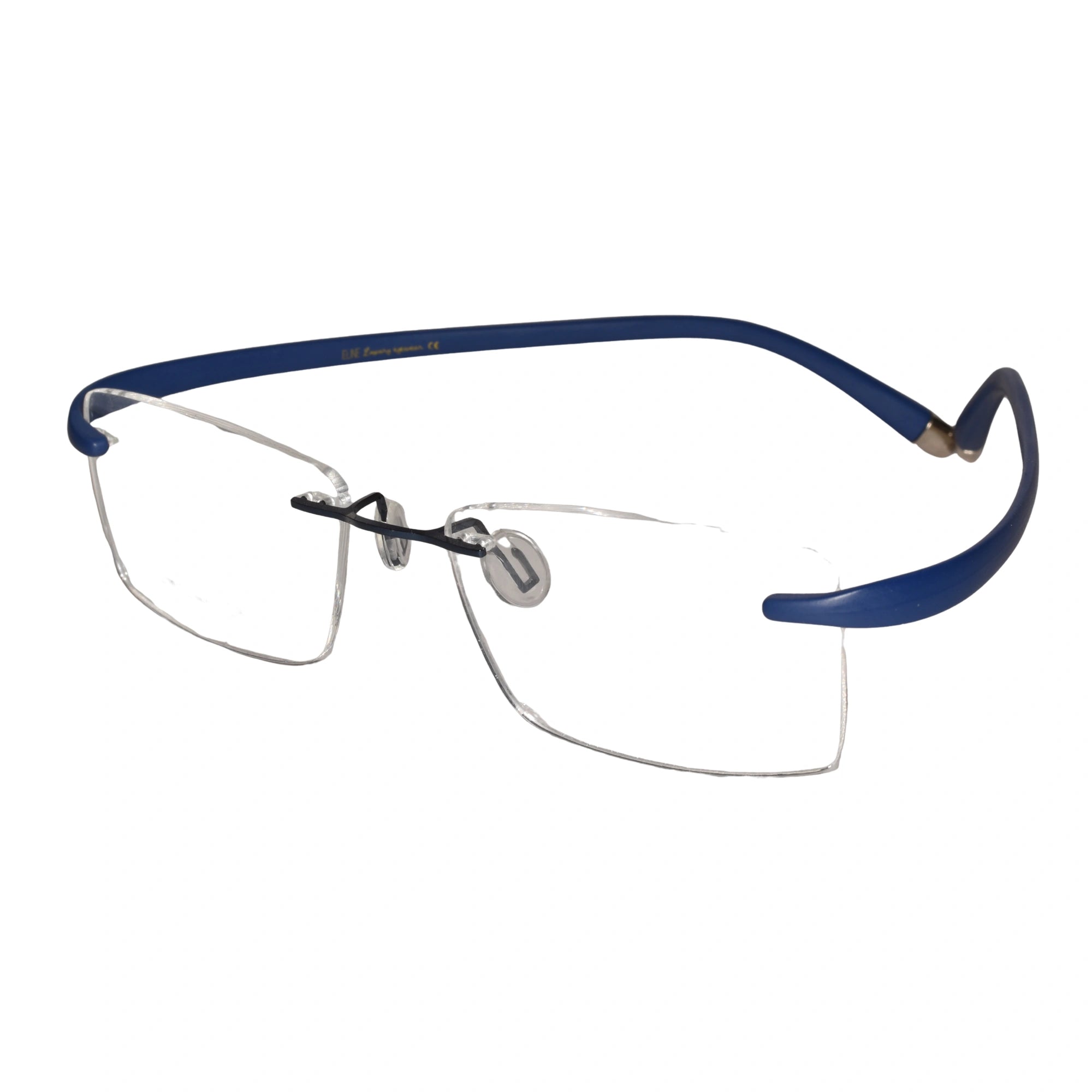Flexible Matt Blue Screwless Rimless LKE9628-BLU