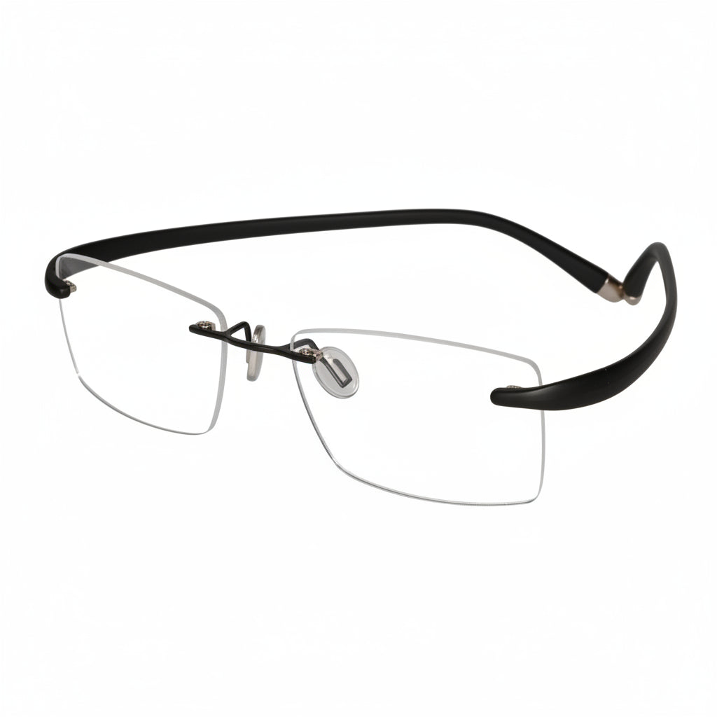 Flexible Matt Blue Screwless Rimless LKE9628-BLK
