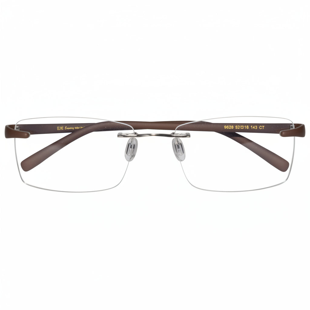 Flexible Matt Blue Screwless Rimless LKE9628-BRWN