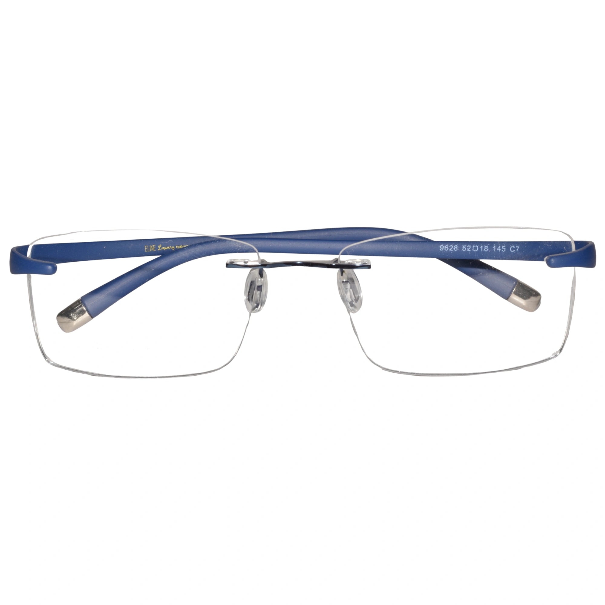 Flexible Matt Blue Screwless Rimless LKE9628-BLU