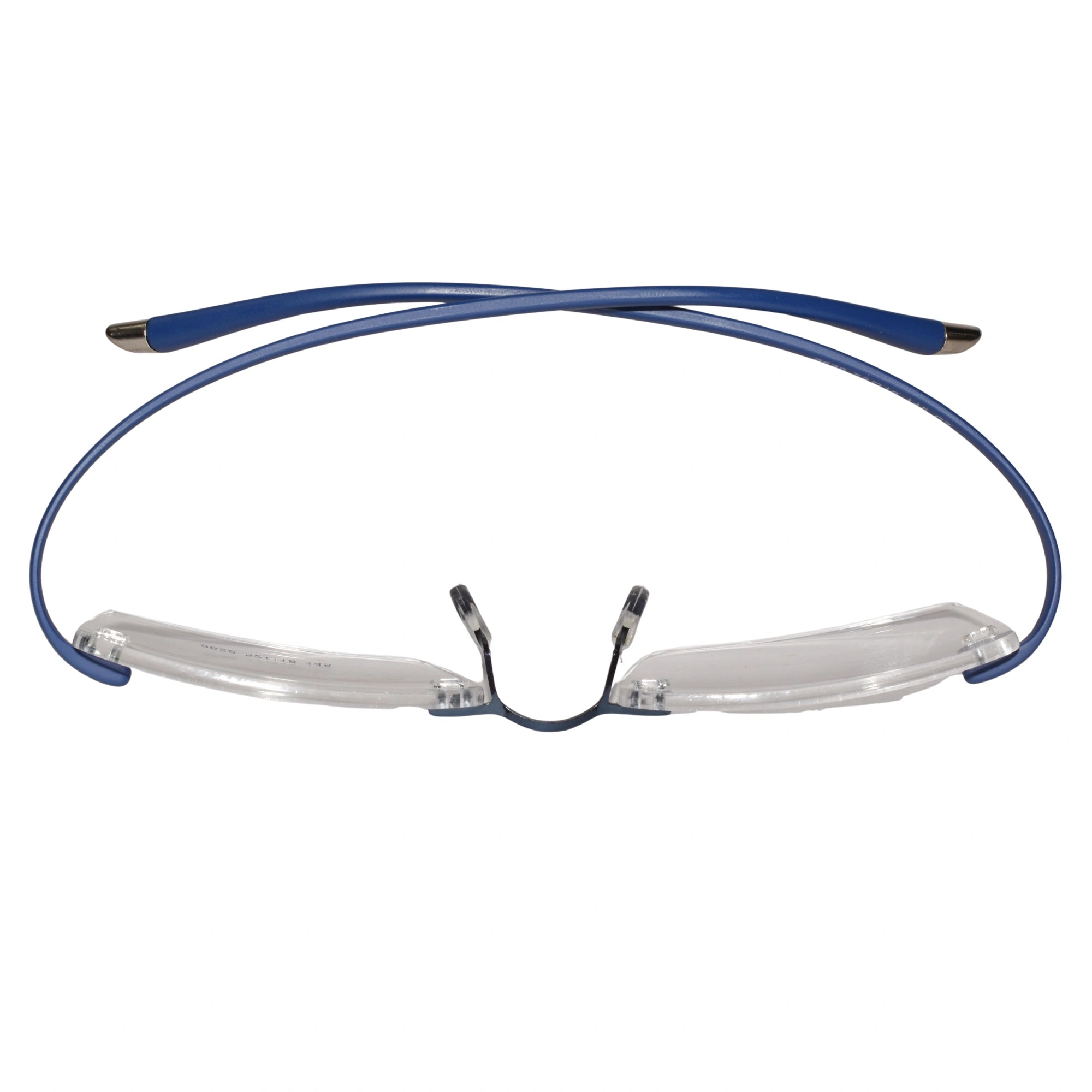 Flexible Matt Blue Screwless Rimless LKE9628-BLK