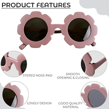 Flower Black sunglasses for kids