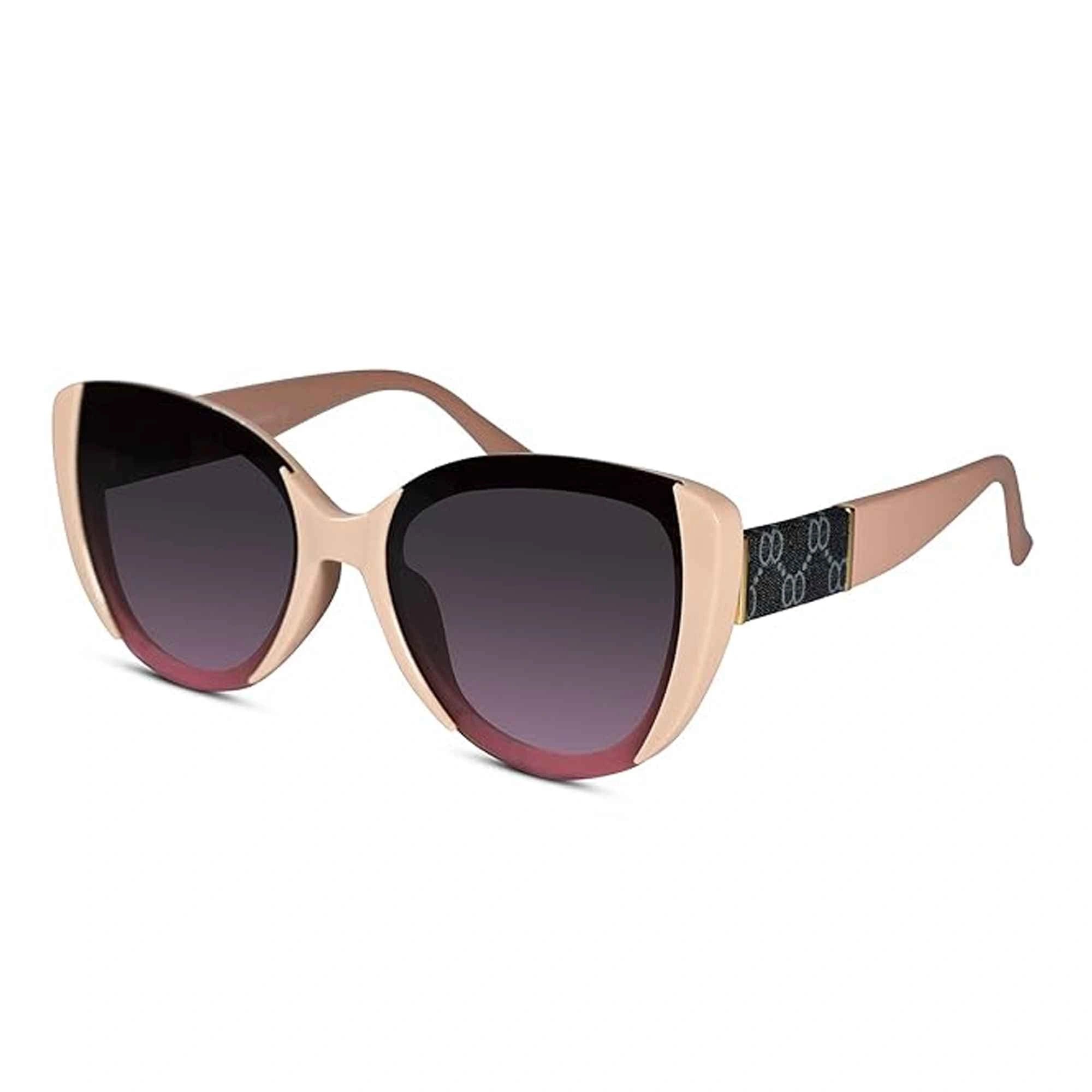Full Rim Cat Eye Shape  Branded Latest and Trendy Sunglasses For Women LKS53087-PNK
