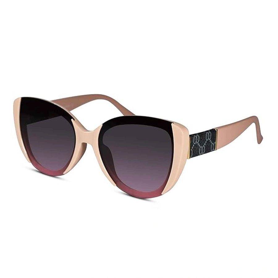 Full Rim Cat Eye Shape  Branded Latest and Trendy Sunglasses For Women LKS53087-PNK