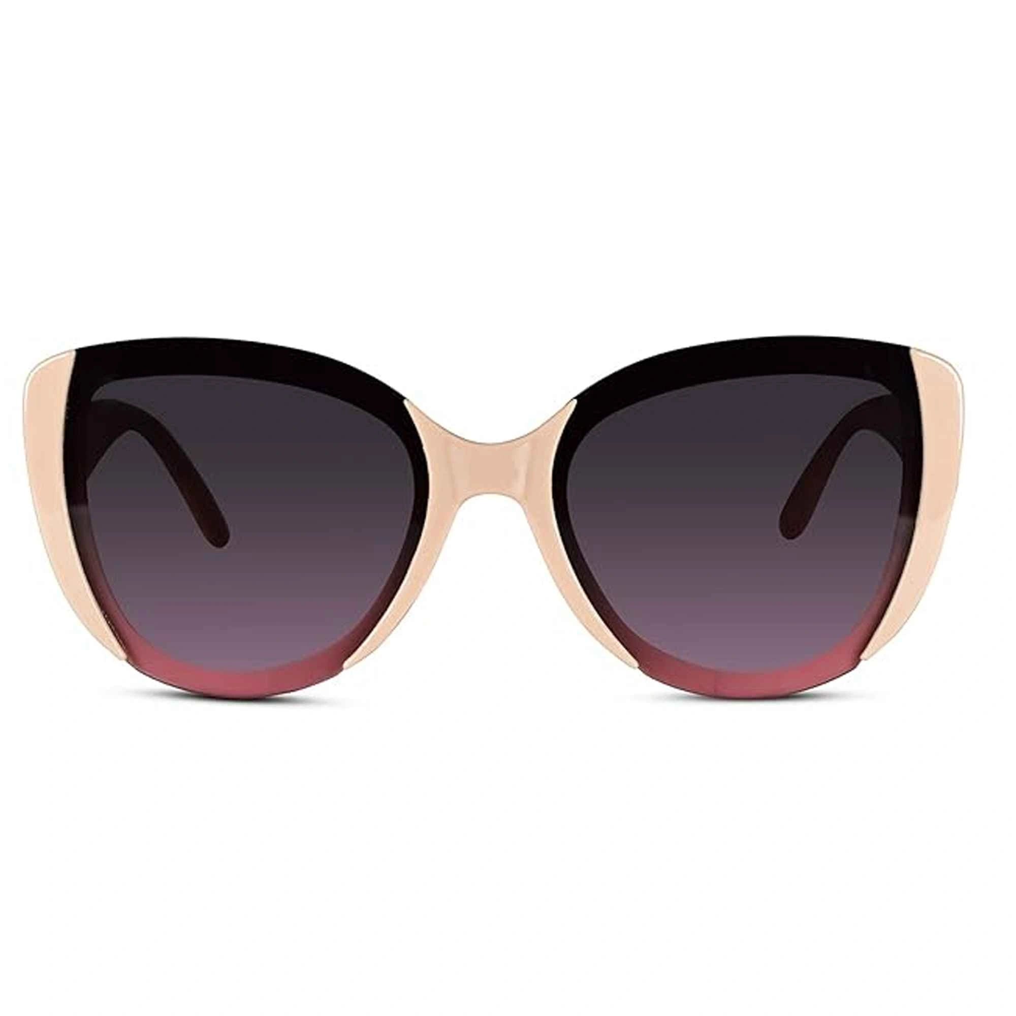 Full Rim Cat Eye Shape  Branded Latest and Trendy Sunglasses For Women LKS53087-PNK