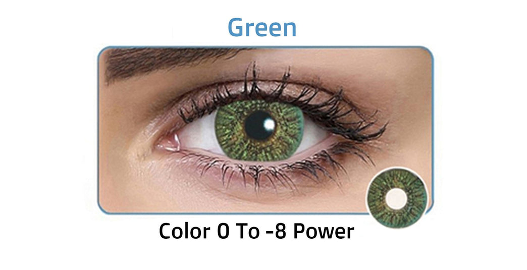 Freshlook One Day Disposable Green Color