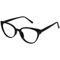 Glossy Black Cat-eye Eyeglasses For Women ELE7230-BLK